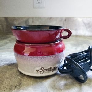 Scentsy Warmer Pendleton Discontinued Red & Sand
